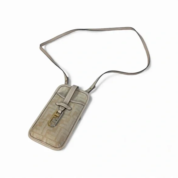 Fendi 2022 Orlock Zucca Mini Crossbody Phone Pouch FF Logo Bag - Picture 12 of 16